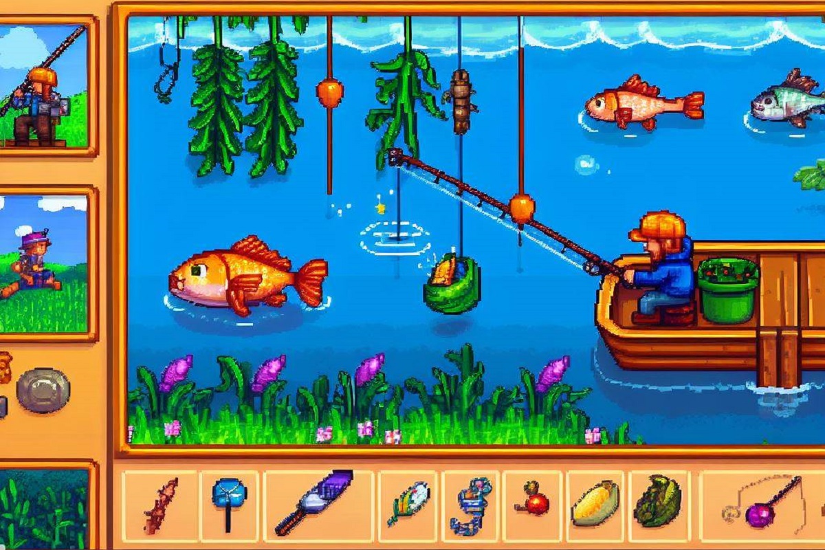 how to fish in stardew valley mobile