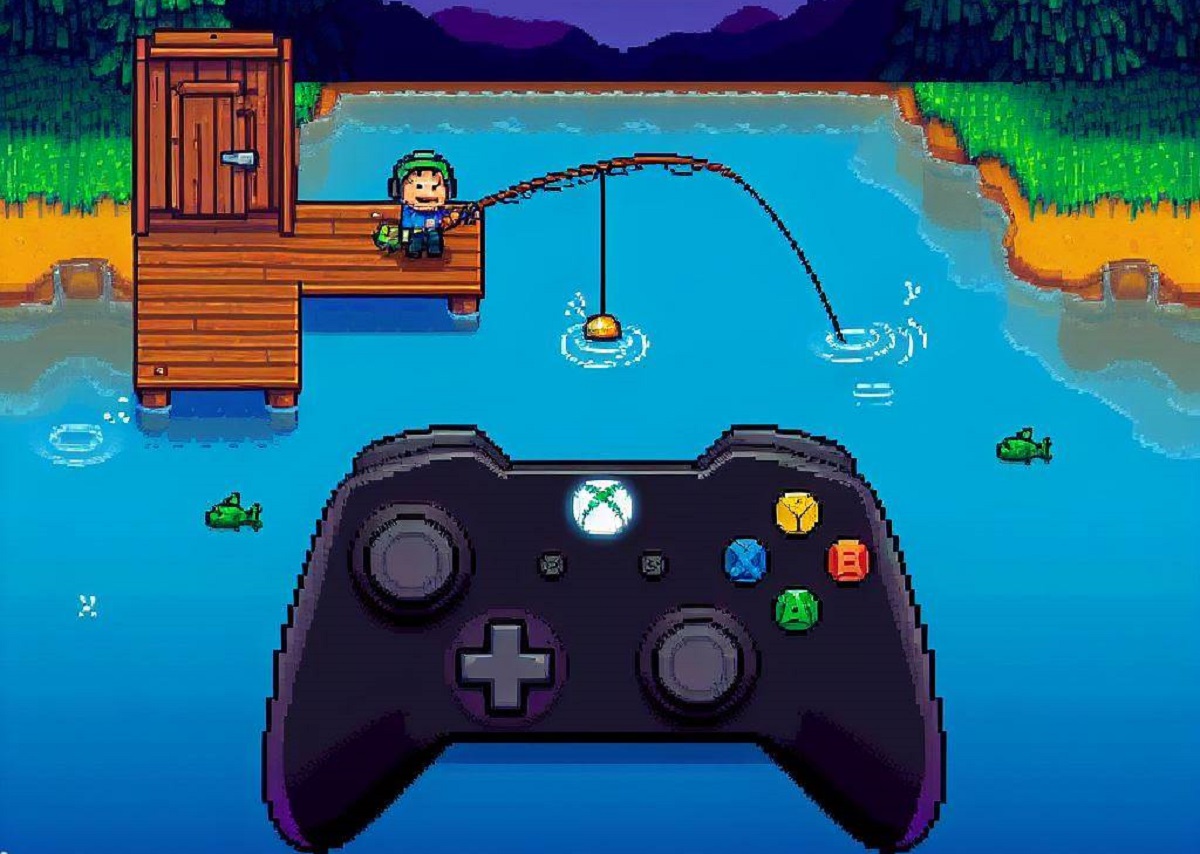 How to fish in stardew valley with controller